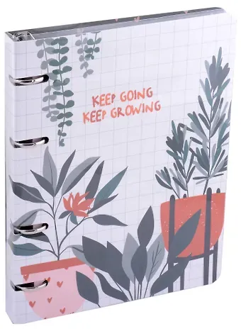 Тетрадь на кольцах в клетку Be Smart, Pots, 120 листов