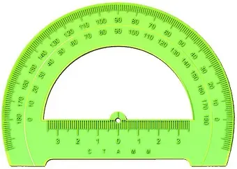 Транспортир большой, 12см