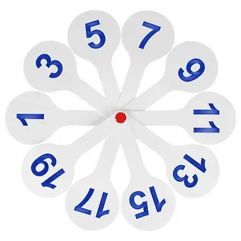 Веер-касса цифр