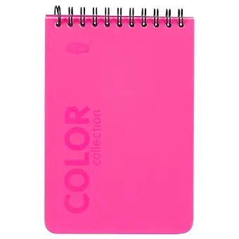 Блокнот «Neon pink», клетка, 50 листов, А6