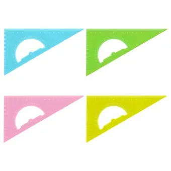 Угольник с транспортиром, 16см, Стамм