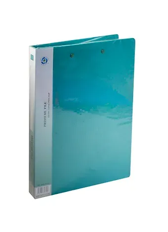 Папка с бок. прижимом и верхн.зажимом А4 пластик 1,0мм, ассорти, Comix