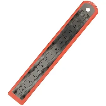 Линейка 15см металлическая, GoodMark