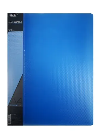 Папка с боковым прижимом А4, Hatber