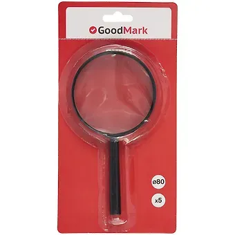 Лупа 80мм 5-кратная, блистер, GoodMark