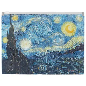 Папка на молнии «Звёздная ночь», А5