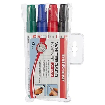 Маркеры для досок Erich Krause, 4 цвета