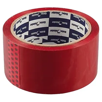Клейкая лента красная 50 мм х 57 м
