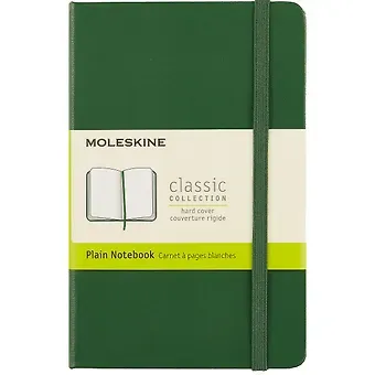 Записная книжка Moleskin Classic Pocket, твёрдая обложка, зелёная, 96 листов, А6