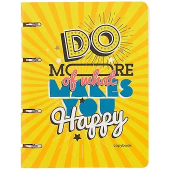 Тетрадь на кольцах в клетку Listoff, 