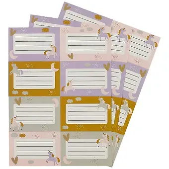 Наклейки для тетрадей 24шт 