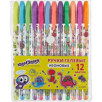 Ручки гелевые Юнландия, 