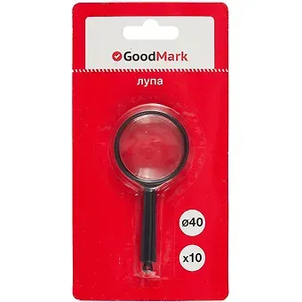 Лупа 40мм 10-кратная, блистер, GoodMark