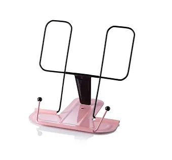 Подставка для книг, металл, розовая, Глобус