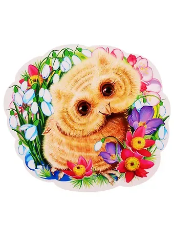 Плакат Совенок весенний