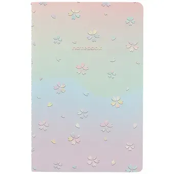 Тетрадь в линейку Kairui, Pink cherry flowers, 32 листа, в ассортименте