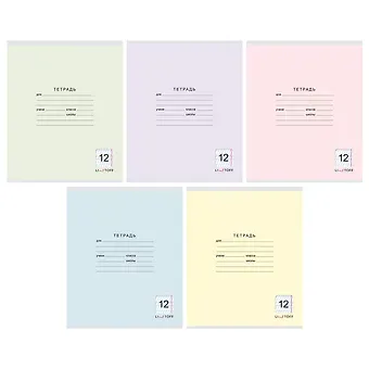 Тетрадь в частую косую линейку Listoff, 