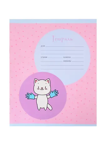 Тетрадь в клетку Listoff, 