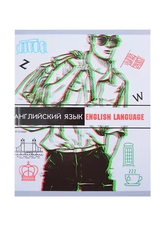 Тетрадь предметная в клетку Listoff, 