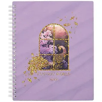 Тетрадь в клетку Hatber, Fantasy World, 96 листов, в ассортименте