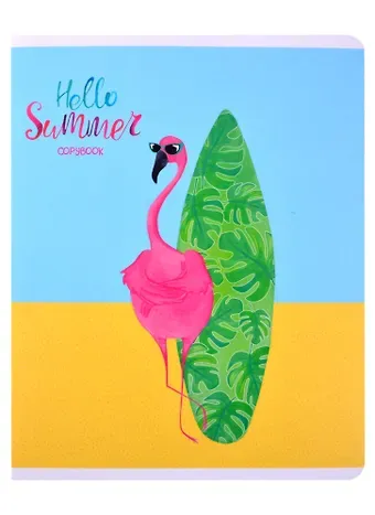 Тетрадь в клетку Listoff, Hello summer, 48 листов, в ассортименте