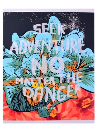 Тетрадь в клетку Listoff, Tropical motives, 48 листов, в ассортименте