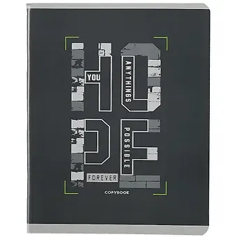 Тетрадь в клетку Listoff, Strong series, 96 листов, в ассортименте