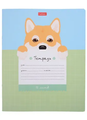 Тетрадь в крупную клетку Hatber, 