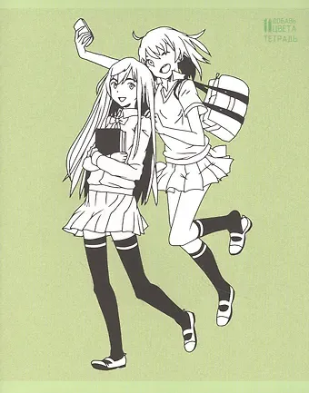 Тетрадь в клетку Listoff, Anime, 48 листов, в ассортименте