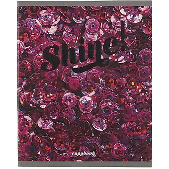 Тетрадь в клетку Listoff, Shine!, 48 листов, в ассортименте