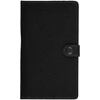 Алфавитная книга А6+ 60 л 173*100 графит, черная, на кнопке