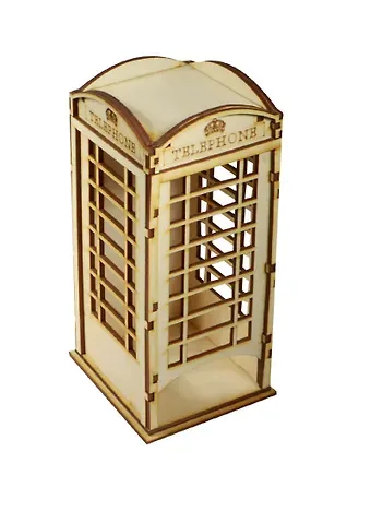 Чайный домик Телефонная будка (152132-S) (дерево) (упаковка)