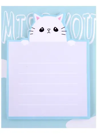 Блок бумаги самоклеящийся 6,5*8,5 30л 