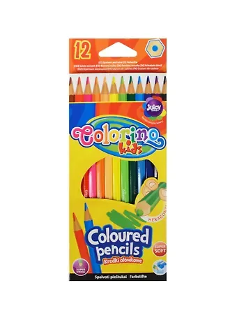 Карандаши цветные Colorino, Kids, 12 цветов