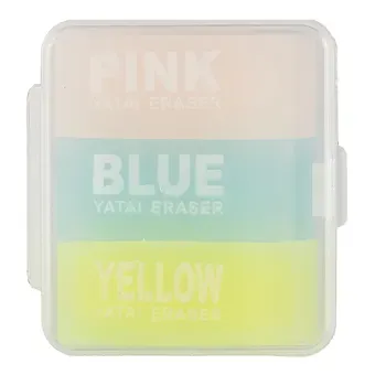 Набор ластиков «Three colour», 3 штуки