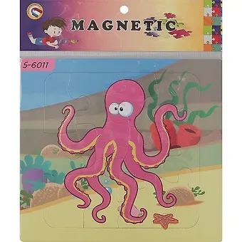 Магнитная рамка-пазл Подводный мир 19,5х17, 2 вида в ассортименте