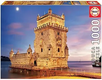Пазл Educa 1000 деталей Башня Белен, Лиссабон