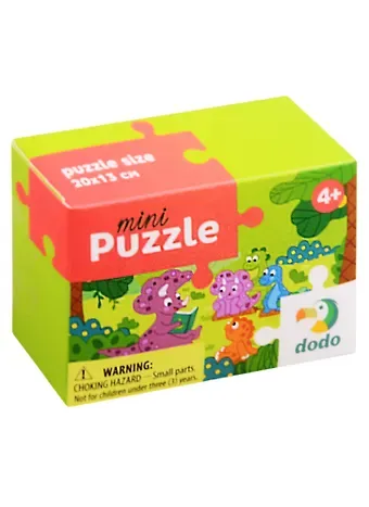 Пазл-мини Дино и его друзья 35 элементов Dodo