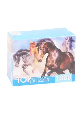 Пазл Табун скакунов TOPpuzzle 1000 элементов ГИТП1000-2147