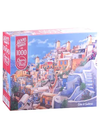 Пазл 1000 дет. Краски Санторини  Cherry Pazzl 30035