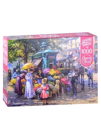 Пазл 1000 дет. Цветочный магазинчик  Cherry Pazzl 30226