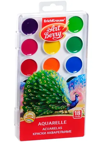 Краски акварельные 