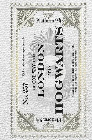 Блокнот Гарри Поттер Билет на Хогвартс-экспресс (192 стр)