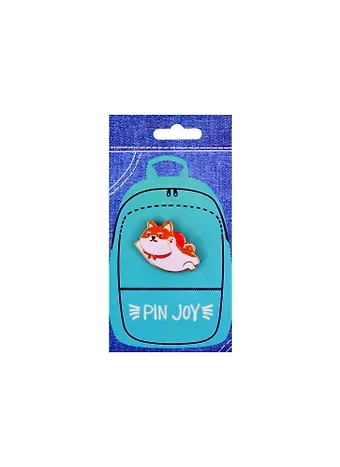 Значок Pin Joy Сиба-ину Супергерой (металл) (12-08599-918)
