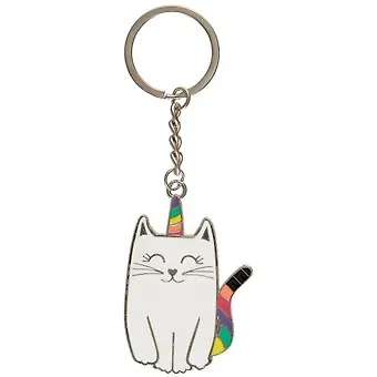 Брелок My lucky charm Котик-единорог (металл) (12-07150-736472)