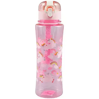 Бутылка Единороги с радугой (пластик) (600мл) (12-16110-1122-1)