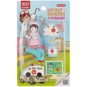 Набор Ластики пазлы Little Doctor (блистер) (17х10,5)