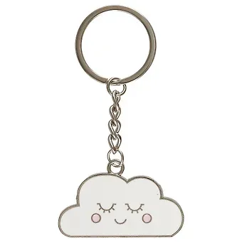 Брелок My lucky charm Облачко с закрытыми глазками (металл) (12-07150-8723489)