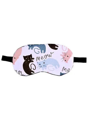 Маска для сна Котики на цветном фоне (пакет) (12-37395-202103-005)
