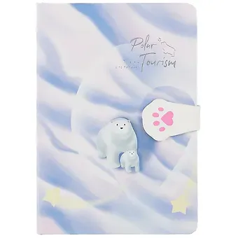 Блокнот с застежкой-лапкой 